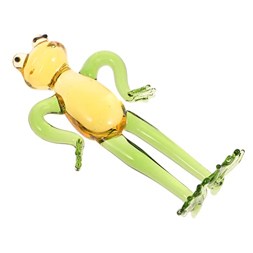 ULDIGI Dekorative Froschfigur Aus Realistische Froschstatue Für Garten Und Innenbereich Hochwertige Miniatur Deko Für Wohnzimmer Und Terrasse Niedliche Frosch Deko Für von ULDIGI