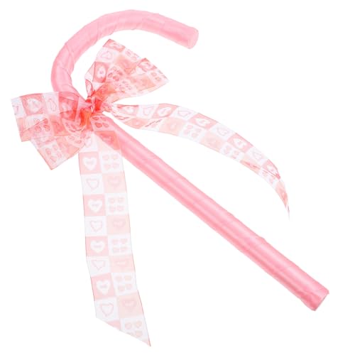 ULDIGI Eleganter Kostüm-spazierstock mit Schleife Vielseitiges Party-Accessoire für Halloween und Valentinstag Robustes Design Modischer Pinkfarbton für Rollenspiele und Kostümpartys ULDIGI Eleganter Kostüm-spazierstock mit Schleife Vielseitiges Party-Accessoire für Halloween und Valentinstag Robustes Design Modischer Pinkfarbton für Rollenspiele und Kostümpartys von ULDIGI