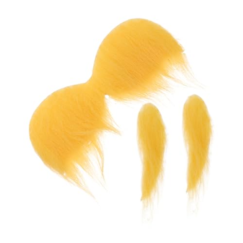 ULDIGI Fake Schnurrbart und Augenbrauen Gelbe Kostümaccessoires für Halloween und Fasching Selbstklebendes Zubehör für Lustige Kostümpartys ULDIGI Fake Schnurrbart und Augenbrauen Gelbe Kostümaccessoires für Halloween und Fasching Selbstklebendes Zubehör für Lustige Kostümpartys von ULDIGI