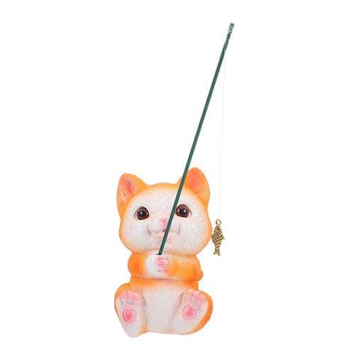 ULDIGI Fisch Tank Angeln Katze Spielzeug Coupon Sicher Harz Katze Angeln Statue Für Aquarium ULDIGI Fisch Tank Angeln Katze Spielzeug Coupon Sicher Harz Katze Angeln Statue Für Aquarium von ULDIGI