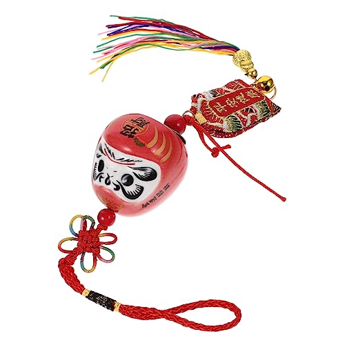 ULDIGI Japanisches -hängedekor Aus Handgefertigtes Windspiel Für Garten Und Auto Rotes Design Kreativer Amulett- Für Stilvolle Dekoration von ULDIGI