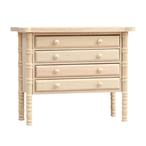 ULDIGI Miniatur-holzschrank Für Puppenhaus: Mini-möbel Mit Mehreren Schubladen Für Puppenhauszubehör Mini-bewegungsschrank Holzmöbel ULDIGI Miniatur-holzschrank Für Puppenhaus: Mini-möbel Mit Mehreren Schubladen Für Puppenhauszubehör Mini-bewegungsschrank Holzmöbel von ULDIGI
