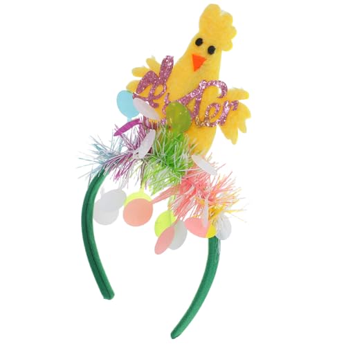 ULDIGI Haarband Ostern Huhn Kopfbedeckung Lametta Lustiges Stirnband Für Kinder Party Und Feiertagsdekoration ULDIGI Haarband Ostern Huhn Kopfbedeckung Lametta Lustiges Stirnband Für Kinder Party Und Feiertagsdekoration von ULDIGI