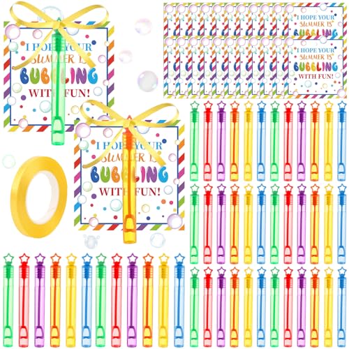Mini-Blasen für Party, Jahresende mit Flüssigkeit, Geschenkpackung mit Mini-Blasen, Grußkarten, Bändern, Blasen für Hochzeiten, Partys, Outdoor-Aktivitäten, 48 Stück Mini-Blasen für Party, Jahresende mit Flüssigkeit, Geschenkpackung mit Mini-Blasen, Grußkarten, Bändern, Blasen für Hochzeiten, Partys, Outdoor-Aktivitäten, 48 Stück von ULELE