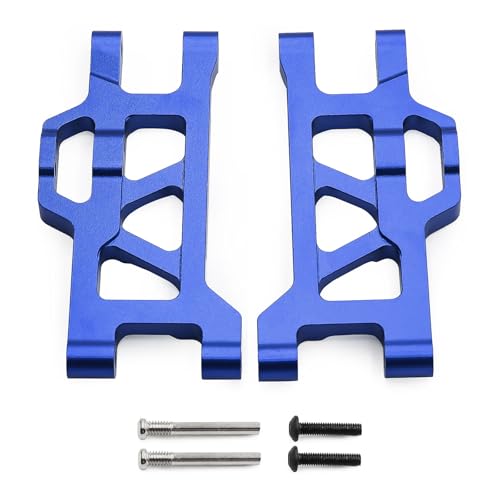 1 Paar Aluminiumlegierung vorne unten Querlenker RC Upgrade Teile für Traxxas Mini Maxx Monster Truck RC Auto (blau) von ULIIK