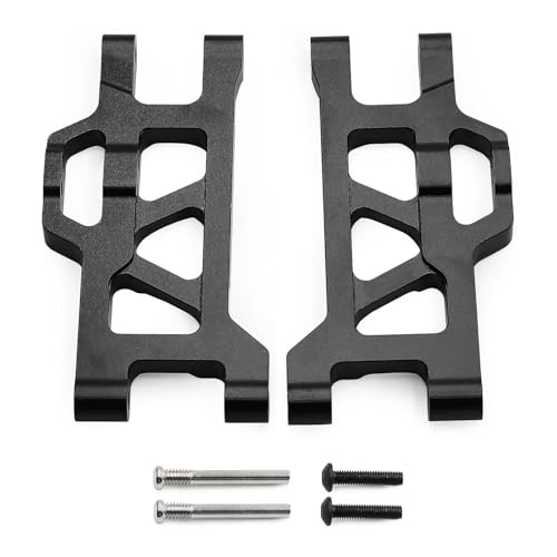 1 Paar Aluminiumlegierung vorne unten Querlenker RC Upgrade Teile für Traxxas Mini Maxx Monster Truck RC Auto (schwarz) von ULIIK