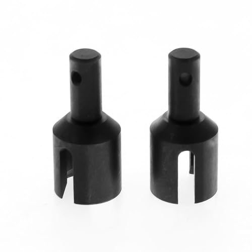 1 Paar Metall Differential Cup Diff Cup RC Verbesserte Teile für TRAXXAS 1/8 4WD Schlitten RC Auto (Schwarz) von ULIIK