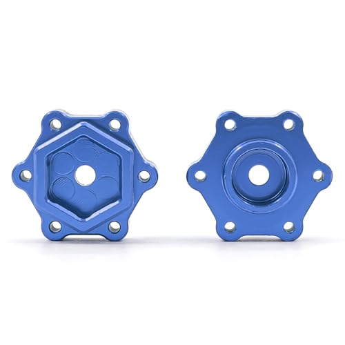 1 Paar breiter Adapter aus Aluminiumlegierung für LOSI LMT Monster Truck RC Auto (blau) von ULIIK