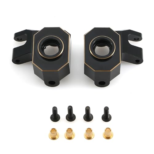 1 Paar schwarze Messing-Lenkbecher RC Upgrade Teile für Axial 1/10 SCX10 PRO AXI03028 RC Car 1 Paar schwarze Messing-Lenkbecher RC Upgrade Teile für Axial 1/10 SCX10 PRO AXI03028 RC Car von ULIIK