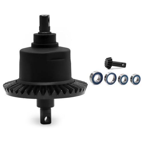 37T 13T Differential Diff RC Upgrade Teile für TRAXXAS 1/10 Slash 4x4 Rustler Stampede Bandit Rally RC Car (Front Diff-Black) von ULIIK