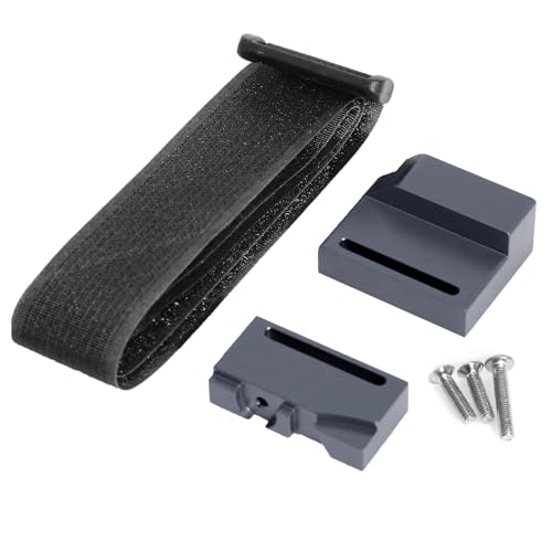 Akku-Befestigungssitz aus Aluminiumlegierung mit Gurt, RC-Upgrade-Teile für TRAXXAS 1/10 Ford F-150 Raptor R 4X4 RC Auto (grau) von ULIIK