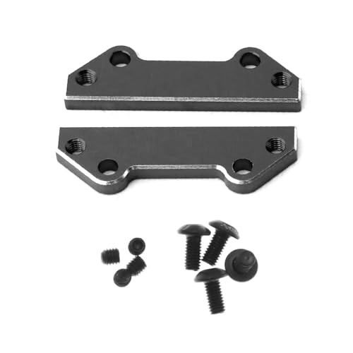 Aluminium-Legierung Anti-Roll-Stange Druckabdeckung RC Upgrade-Teile für ARRMA 1/8 Mojave RC Auto (schwarz) von ULIIK
