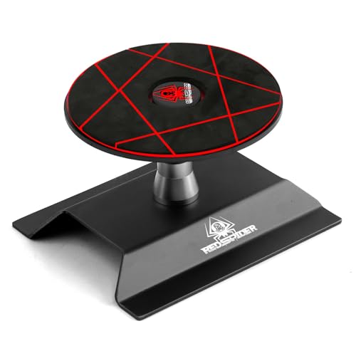 Aluminium RC Auto Reparaturständer 360 Grad Drehung für 1/8 1/10 RC Auto für TRX4 SCX10 RC Car (Schwarz) von ULIIK