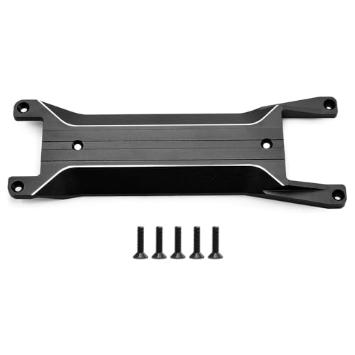 Aluminiumlegierung Chassis Verstärkung Sitz RC Upgrade Teile für Traxxas Mini Maxx Monster Truck RC Auto (schwarz) von ULIIK