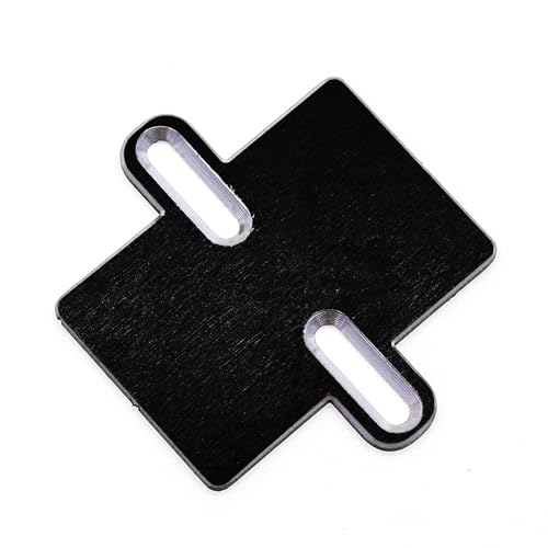 Aluminiumlegierung ESC feste Sitzplatte RC verbesserte Teile für 1/10 TRAXXAS ARRMA RC Auto (schwarz) von ULIIK