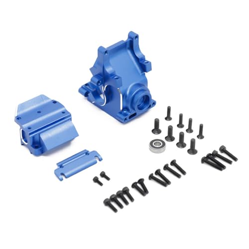 Aluminiumlegierung Getriebeabdeckung Wave Box Shell Kit RC Upgrade Teile für ARRMA 1/8 6S KRATON/SENTON/Typhon/Talion, 1/7 Mojave/Infraction/Limitless RC Car (blau) von ULIIK