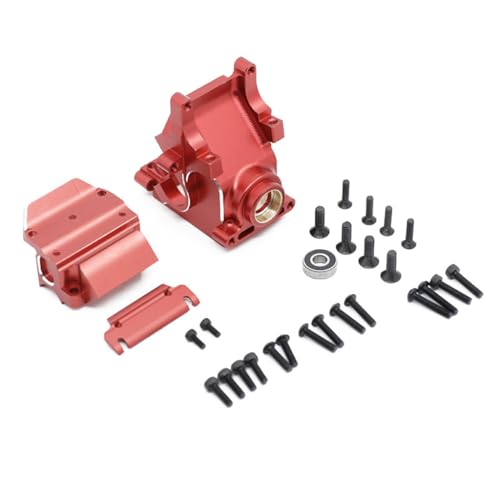 Aluminiumlegierung Getriebeabdeckung Wave Box Shell Kit RC Upgrade Teile für ARRMA 1/8 6S KRATON/SENTON/Typhon/Talion, 1/7 Mojave/Infraction/Limitless RC Car (rot) von ULIIK