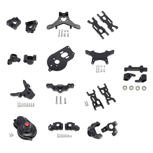 Aluminiumlegierung Querlenker Stoßstange Getriebeabdeckung Lenkmontage Radsitz Set RC Upgrade Teile für LOSI 1/18 Mini-T2.0 2WD RC Auto Aluminiumlegierung Querlenker Stoßstange Getriebeabdeckung Lenkmontage Radsitz Set RC Upgrade Teile für LOSI 1/18 Mini-T2.0 2WD RC Auto von ULIIK