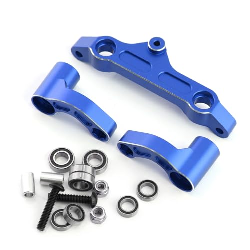 Aluminiumlegierung Vorderlenkgruppe RC Upgrade-Teile für ARRMA 1/5 KRATON 8S ARA110002T1/ARA110002T2, 1/5 Outcast 8S BLX-ARA5810 RC Car (blau) von ULIIK