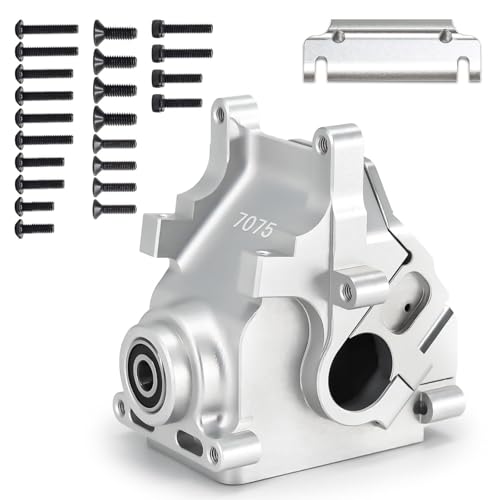 Aluminiumlegierung Wave Box Getriebe Shell RC verbesserte Teile für ARRMA 1/8 6S KRATON SENTON Typhon Talion 1/7 Infraction Limitless Mojave RC Car (Silber) von ULIIK