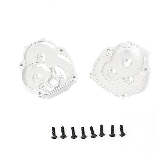 Aluminiumlegierung Wave Box Shell Getriebeabdeckung RC Upgrade Teile für TRAXXAS 1/18 TRX-4M TRX4M RC Car Crawler (Silber) von ULIIK