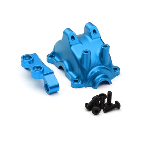Aluminiumlegierung Wave Box Shell Getriebeabdeckung RC verbesserte Teile für Tamiya 1/10 TT02 RC Auto (blau) von ULIIK