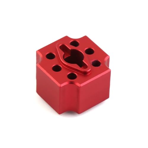Aluminiumlegierung gerade Achse RC Upgrade Teile für Traxxas 1/8 Schlitten RC Auto (rot) von ULIIK