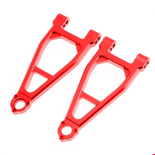 Aluminiumlegierung vorne oben Querlenker Schwinge RC Upgrade Teile für Tamiya 1/10 2WD BBX BB01 RC Car (rot) von ULIIK