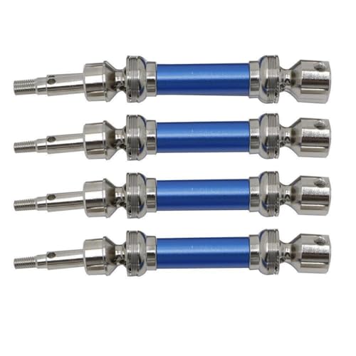 Aluminiumlegierung vorne und hinten Antriebswelle RC verbesserte Teile für ARRMA 1/8 4WD Vendetta 4x4 3S BLX Brushless 1/8 Infraction RC Car (blau) von ULIIK