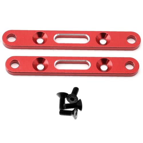 Aluminiumlegierung vorne und hinten Querlenker Code RC Upgrade-Teile für ARRMA 1/8 Mojave RC Car (rot) von ULIIK