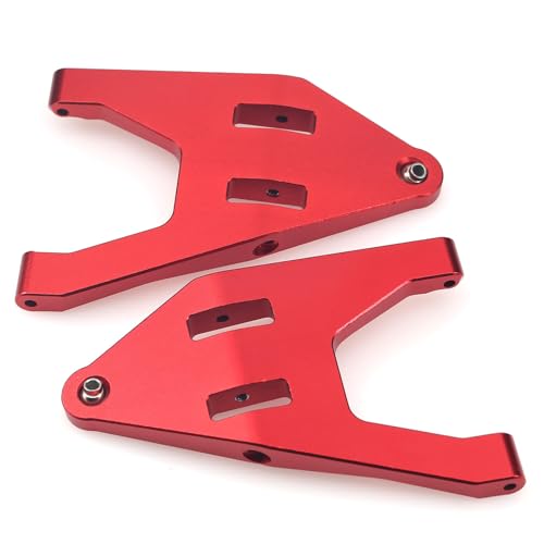 Aluminiumlegierung vorne unten Querlenker RC Upgrade Teile für 1/10 UD1002 UD1002SE SG1002 Short Course Truck Off-Road RC Auto (rot) von ULIIK