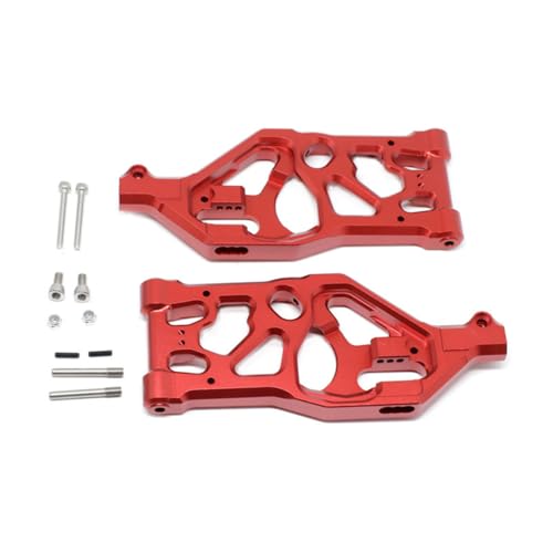 Aluminiumlegierung vorne unten Querlenker RC Upgrade Teile für ARRMA 1/5 KRATON 8S ARA110002T1/ARA110002T2 RC Car (rot) von ULIIK