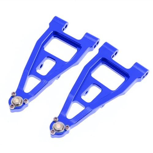 Aluminiumlegierung vorne unten Querlenker Schwinge RC Upgrade Teile für Tamiya 1/10 2WD BBX BB01 RC Auto (blau) von ULIIK