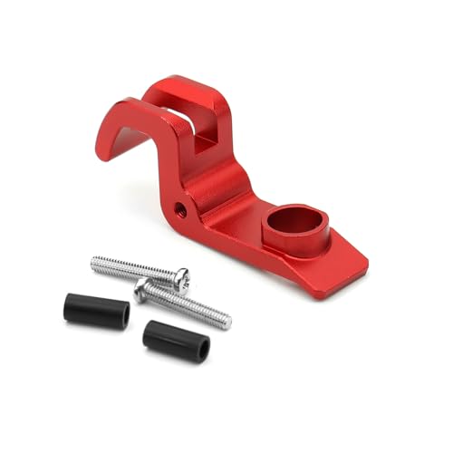 Autoschale aus Aluminiumlegierung, feste Schnalle, RC, verbesserte Teile für MJX 1/16 16208 16017 H16H RC Car (rot) von ULIIK