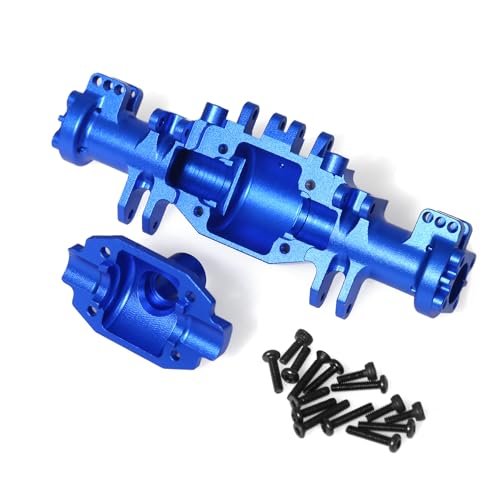 Brücken-Schalenabdeckung aus Aluminiumlegierung, RC, verbesserte Teile für LOSI 1/18 Mini LMT 4X4 Brushed Monster Truck RTR-LOS01026 RC Car (blau) von ULIIK