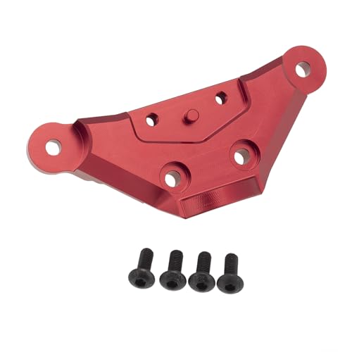 CNC-Aluminium-Legierung, obere Kappenabdeckung, RC-Upgrade-Teile für Redcat 1/10 Blackout XTE XBE SC RC Auto (rot) von ULIIK