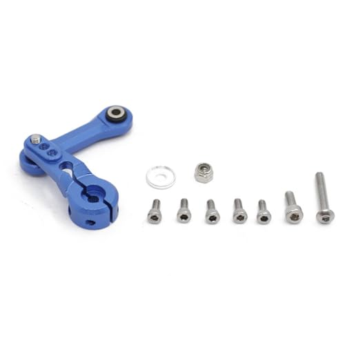CNC Aluminiumlegierung 25T Servo Horn RC Upgrade Teile für ARRMA 1/8 KRATON Outcast Senton Typhon Talion RC Auto (blau) von ULIIK