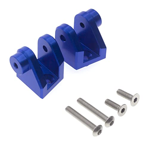 CNC Aluminiumlegierung Achsgestänge Kugelkopfhalterung RC Upgrade Teile für LOSI 1/8 LMT 4WD Solid Axle Monster Truck RC Auto (blau) von ULIIK