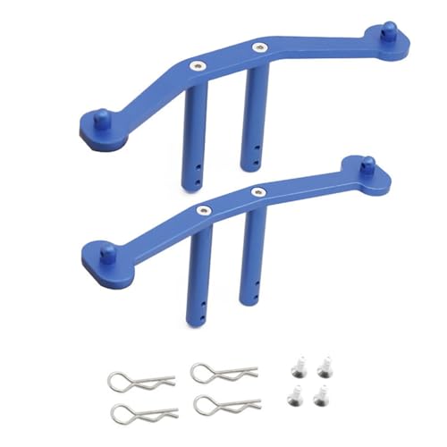 CNC Aluminiumlegierung Auto Shell Säule RC Upgrade Teile für 1/10 ARRMA Senton Big Rock Typhon Granit Vorteks RC Car (blau) von ULIIK