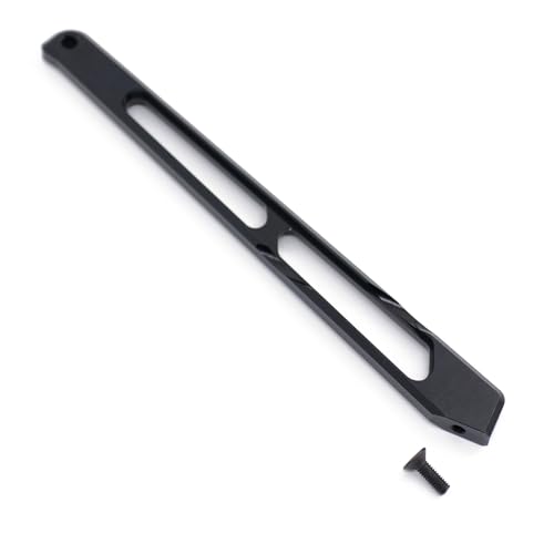 CNC Aluminiumlegierung Chassis Hintere Stützhalterung RC Upgrade Teile für ARRMA 1/8 KRATON 6S RC Auto (Schwarz) von ULIIK