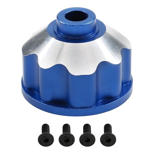 CNC Aluminiumlegierung Differentialabdeckung Diff-Shell RC Upgrade Teile für Traxxas 1/10 Maxx Monster Truck RC Auto (blau) von ULIIK