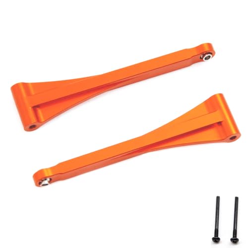 CNC Aluminiumlegierung Hintere Obere Querlenker RC Upgrade Teile für WLtoys 104009/12401/12402-A/12404/12409 RC Car (Orange) von ULIIK