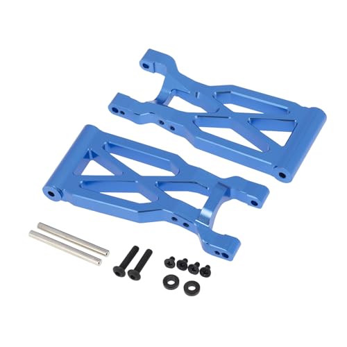 CNC Aluminiumlegierung Hinterradaufhängungsarm RC Upgrade Teile für WLtoys 1/10 104001 RC Car (Dunkelblau) von ULIIK