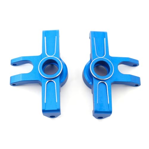 CNC Aluminiumlegierung Lenkbecher RC Upgrade Teile für Yikong DF7 YK4072 RC Auto (blau) von ULIIK