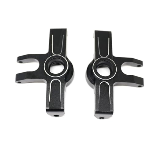 CNC Aluminiumlegierung Lenkbecher RC Upgrade Teile für Yikong DF7 YK4072 RC Auto (schwarz) von ULIIK