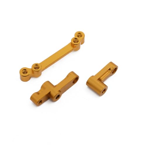 CNC Aluminiumlegierung Lenkgruppe RC Upgrade Teile für 1/16 SG1603 SG1604 UD1601 UD16024 RC Auto (Golden) von ULIIK