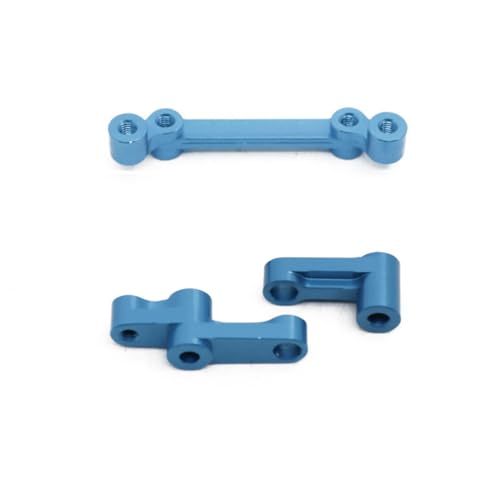 CNC Aluminiumlegierung Lenkgruppe RC Upgrade Teile für 1/16 SG1603 SG1604 UD1601 UD16024 RC Auto (blau) von ULIIK