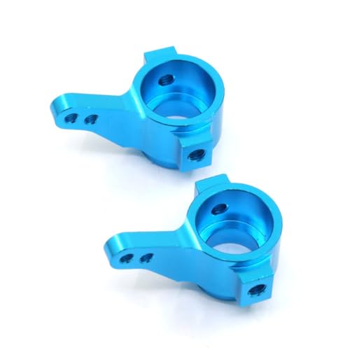 CNC Aluminiumlegierung Lenkknöchel RC Upgrade Teile für 1/10 Tamiya CC01 TA02 TA03 RC Car (blau) von ULIIK