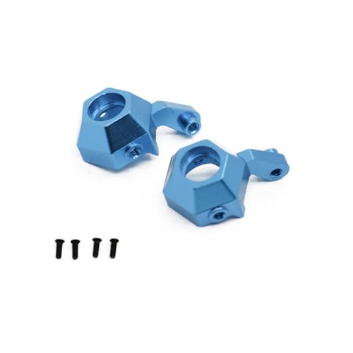 CNC Aluminiumlegierung Lenkknöchel RC Upgrade Teile für 1/16 SG1603 SG1604 UD1601 UD16024 RC Auto (blau) von ULIIK