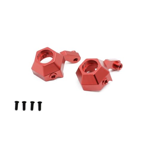 CNC Aluminiumlegierung Lenkknöchel RC Upgrade Teile für 1/16 SG1603 SG1604 UD1601 UD16024 RC Car (rot) von ULIIK